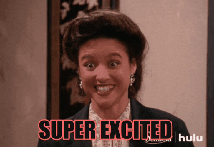 Julia Louis-Dreyfus Super Excited Creepy Face GIF