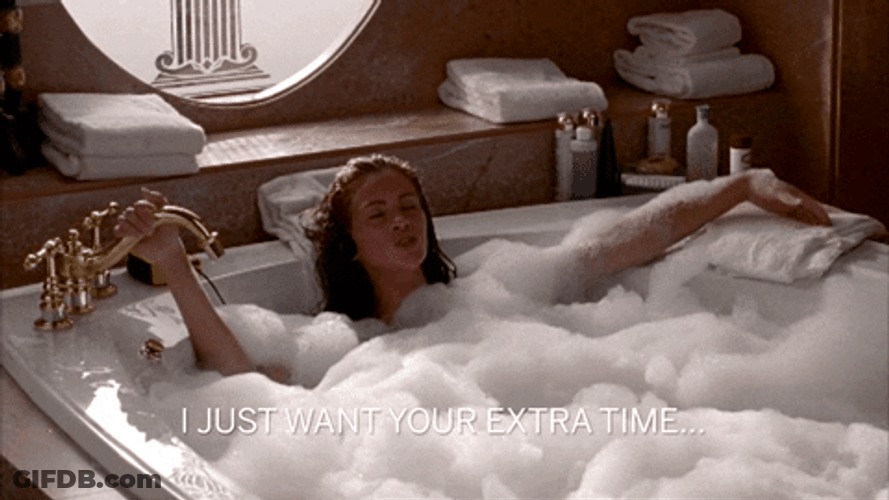 Julia Roberts Sings In The Bubble Bath GIF