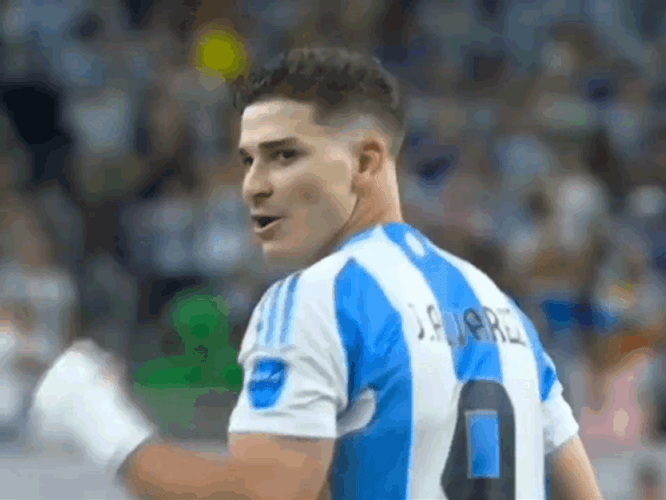 Julian Alvarez Let's Go Guys GIF