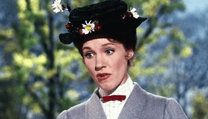Julie Andrews Mary Poppins 1964 GIF
