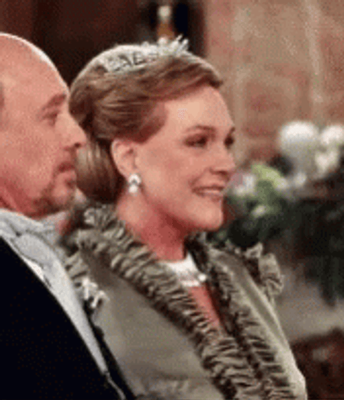 Julie Andrews Princess Diaries Shocked Queen GIF