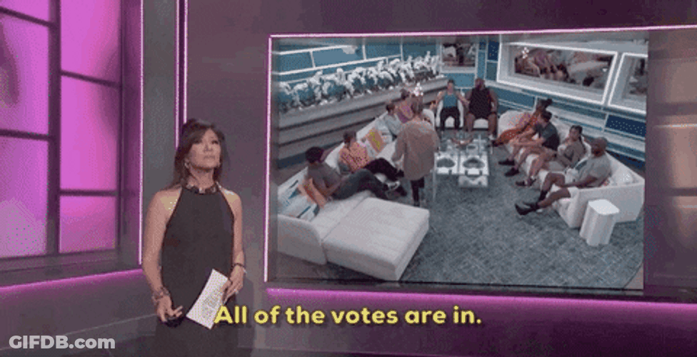 Julie Chen All The Votes Are In GIF