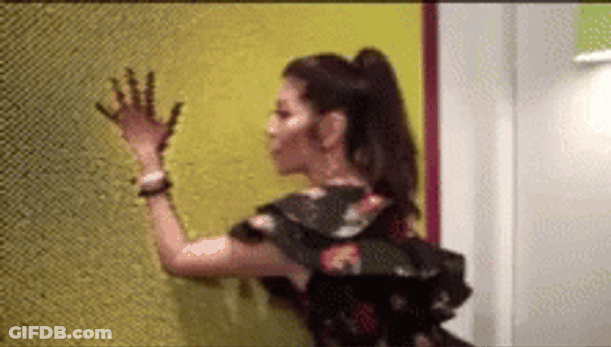 Julie Chen Breaking His Head GIF