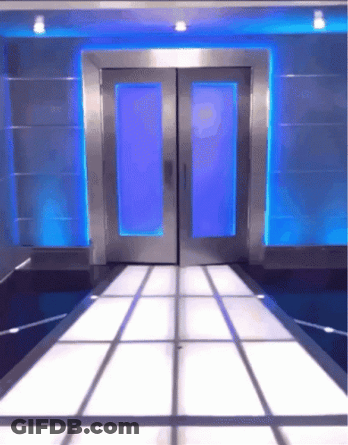 Julie Chen Clumsy Entrance GIF