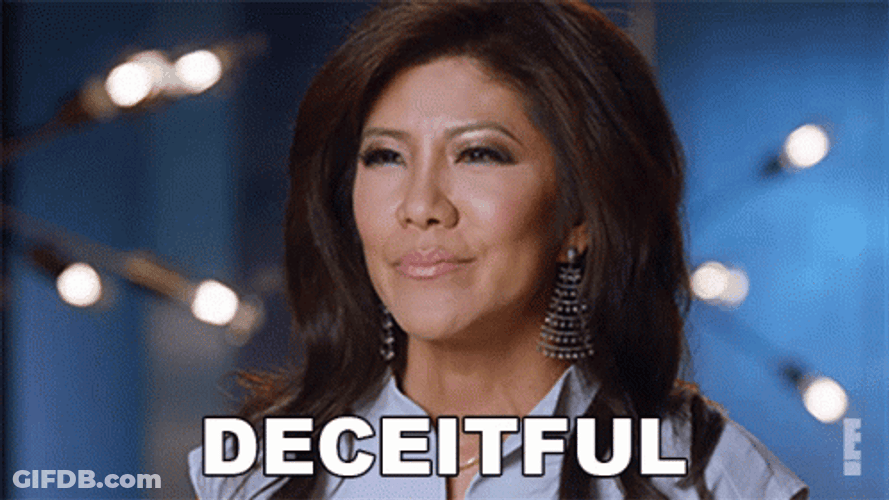 Julie Chen Deceitful GIF
