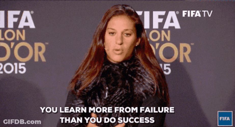 Julie Ertz Learn More From Failure GIF