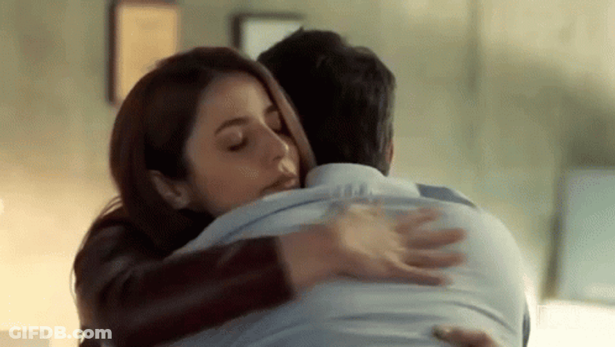 Juliette Pardau Comfort Hugs Man GIF