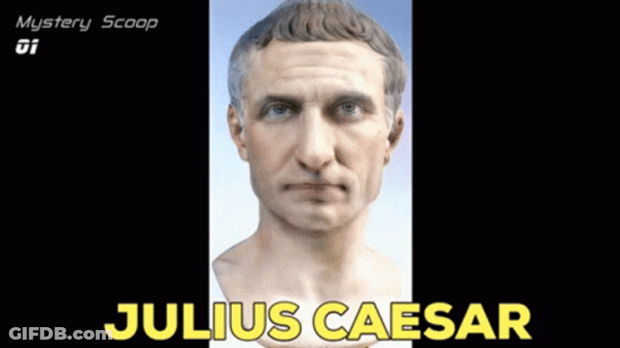 Julius Caesar Face GIF