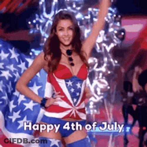 July 4Th Victoria's Secret Runway GIF