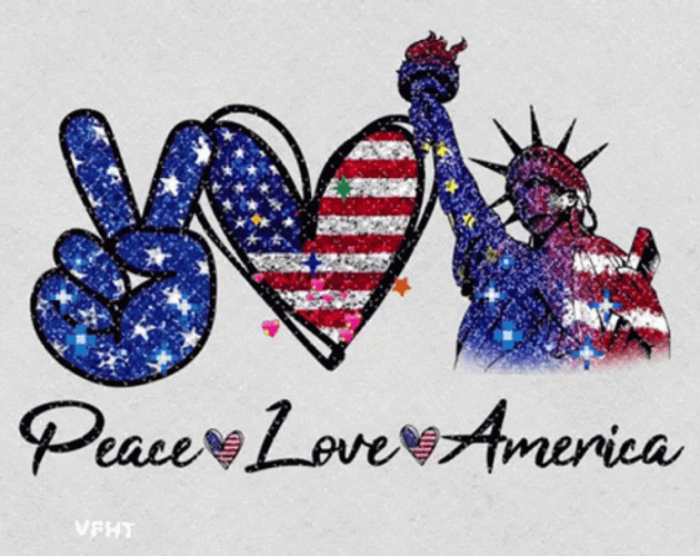 July Blessings Peace Love GIF