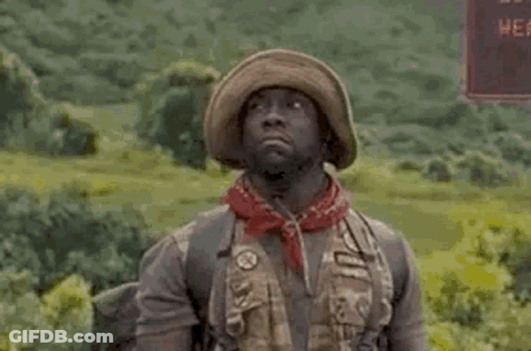 Jumanji Kevin Hart GIF