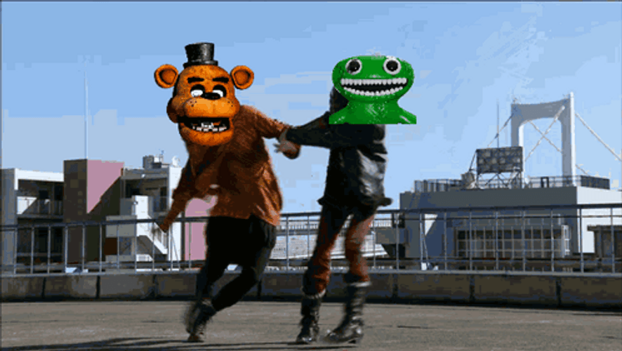 Jumbo Josh Throw Man Off Building GIF