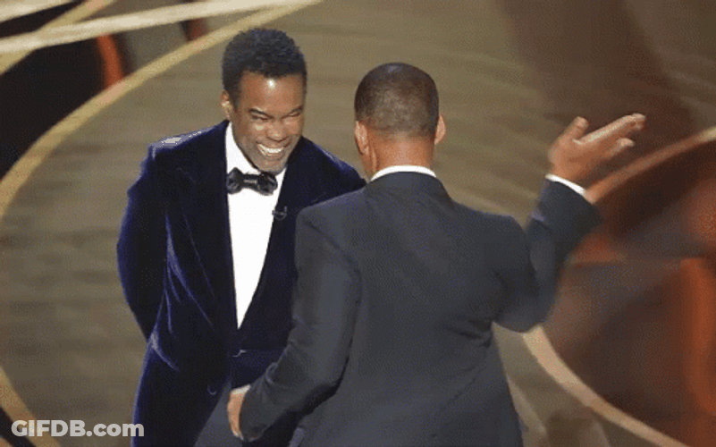 Jump Cuts Will Smith Slap GIF