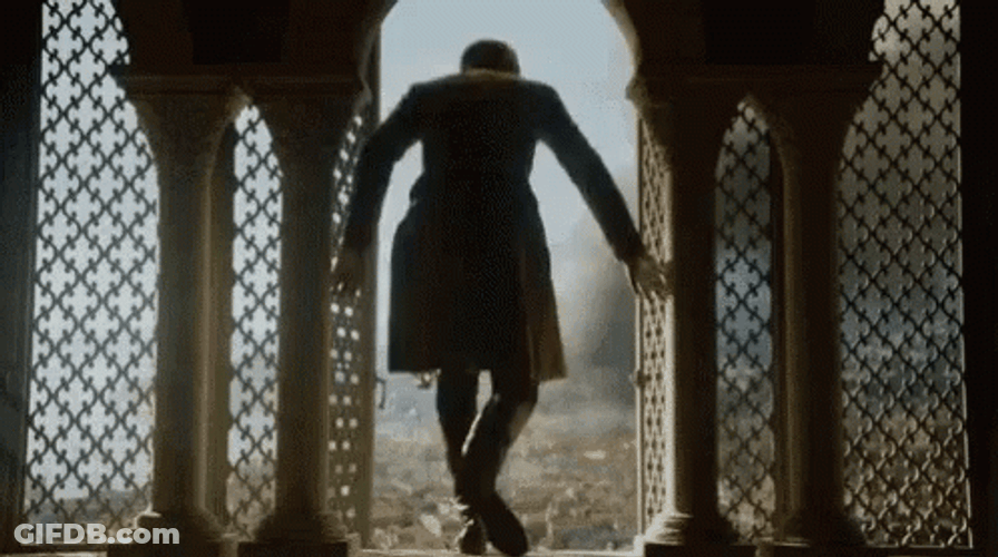 Jump Out Window GIF