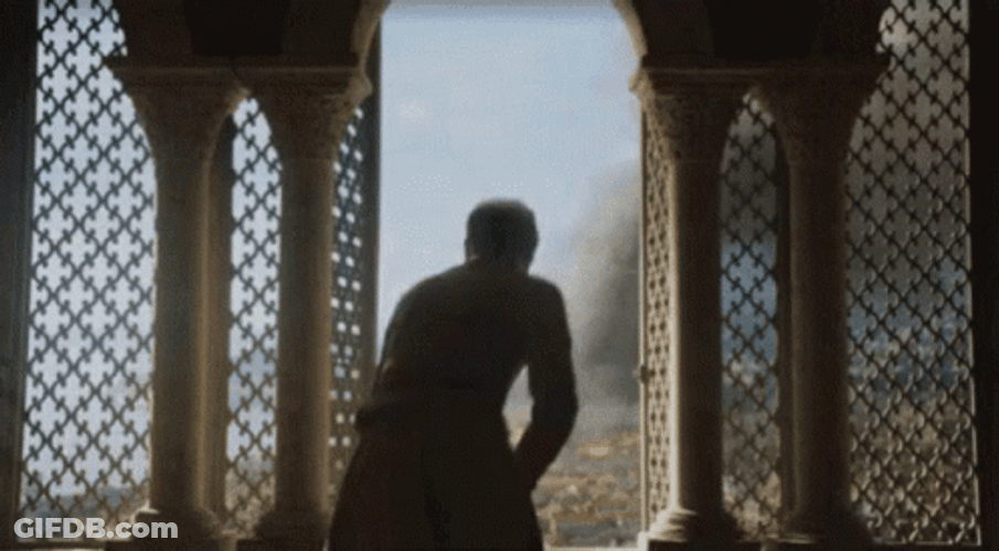 Jump Out Window Game Of Thrones Parody GIF