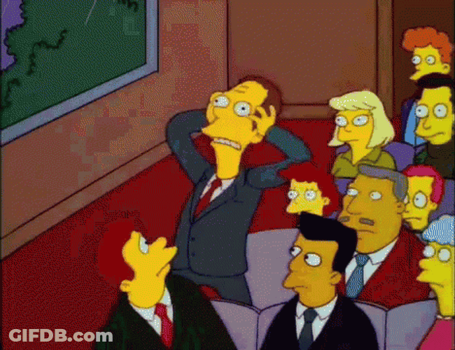 Jump Out Window The Simpsons GIF