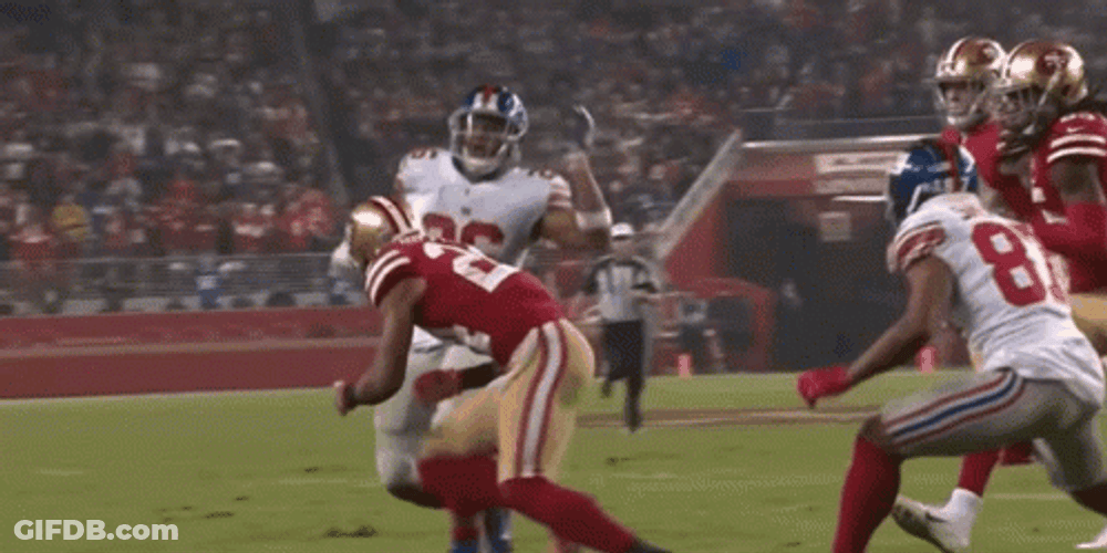 Jumped High Saquon Barkley GIF