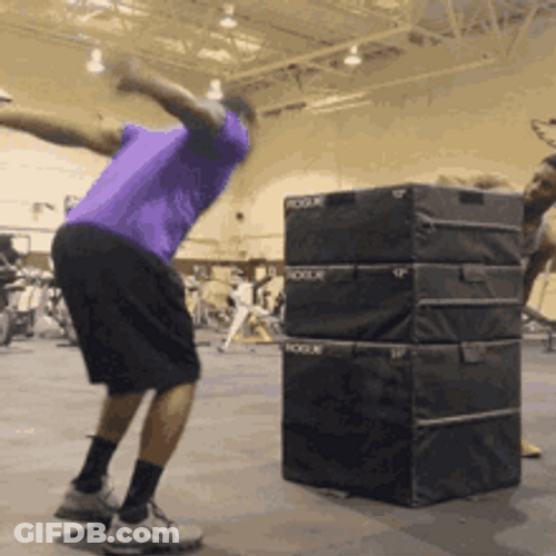 Jumping And Squatting GIF