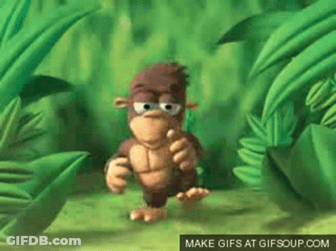 Jumping Dancing Monkey GIF