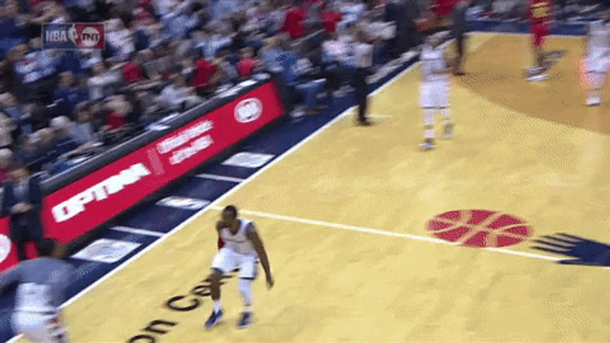 Jumping High Chest Bump GIF