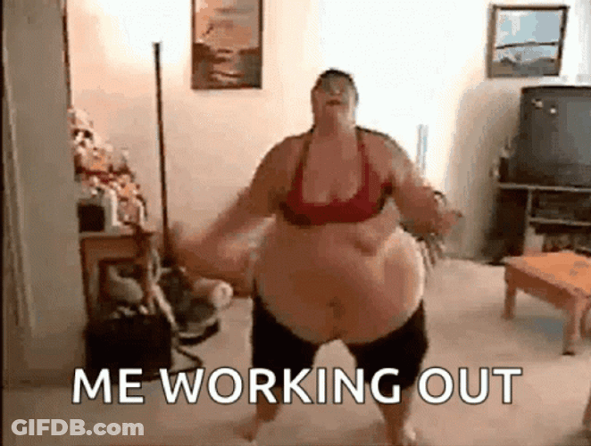 Jumping Jacks Me Working Out GIF