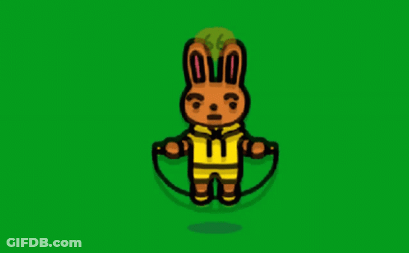 Jumping Jacks Rope Challenge GIF