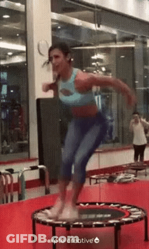 Jumping Jacks Trampoline GIF