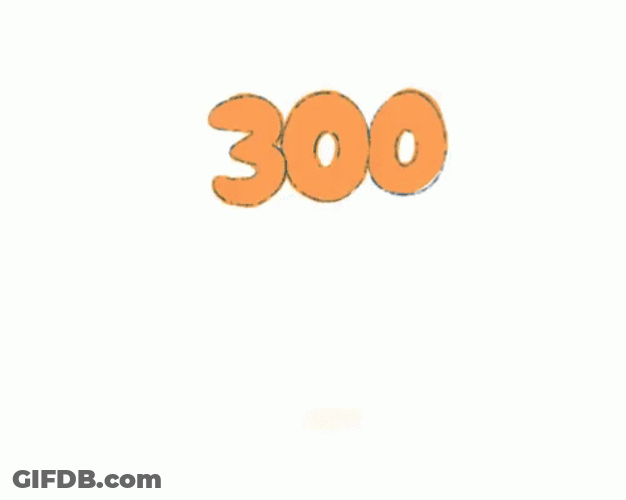 Jumping Number 300 GIF