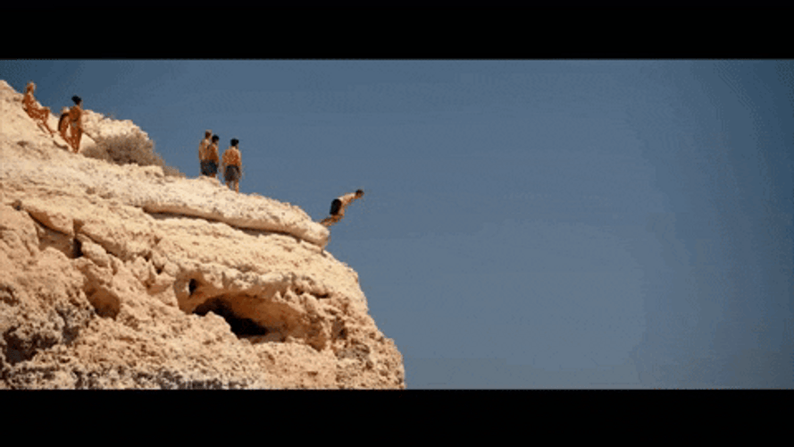 Jumping Off A Cliff After Everything GIF