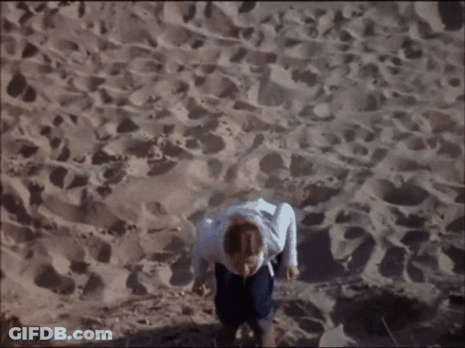 Jumping Off A Cliff Bionic Woman GIF