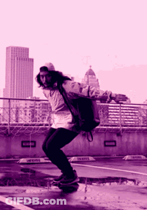 Jumping On A Puddle Of Water GIF