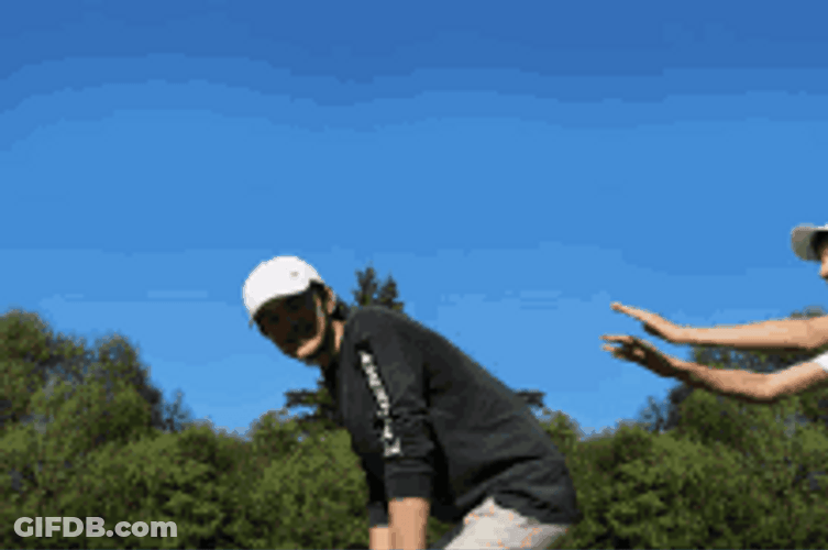 Jumping On The Back Of Another GIF