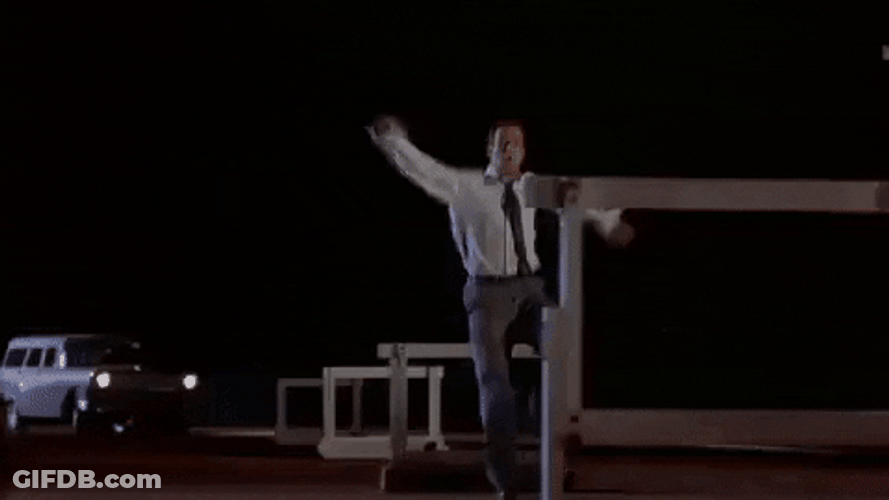 Jumping Over The Obstacle Epic Fail GIF