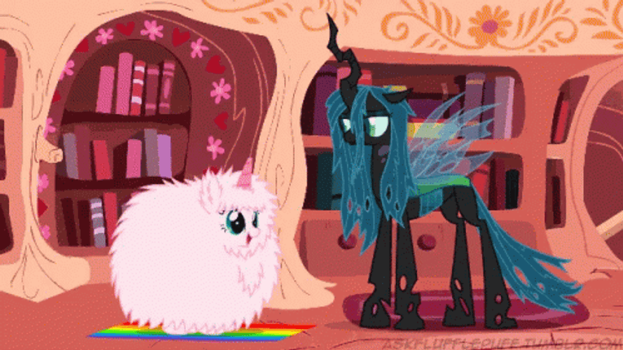 Jumping Pink Fluffy Unicorns Dancing On Rainbows GIF