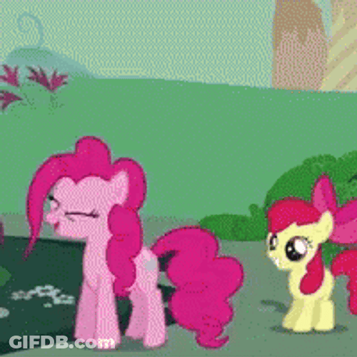 Jumping Pinkie Pie GIF