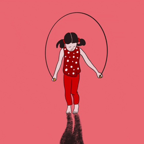 Jumping Rope Cute Girl GIF