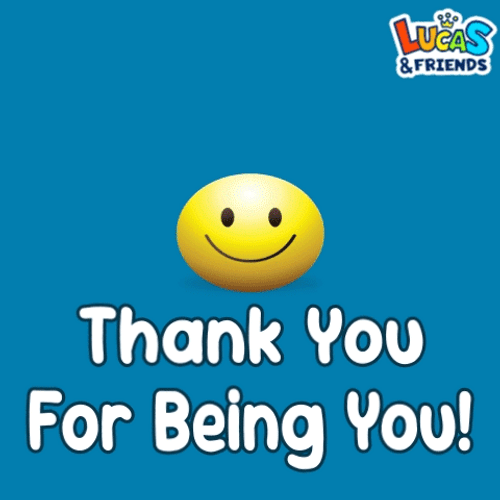 Jumping Smiley Thank You For All You Do GIF
