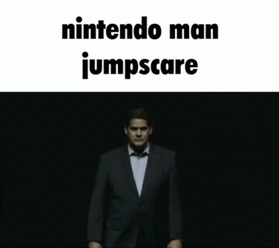 Jumpscare Nintendo Man GIF