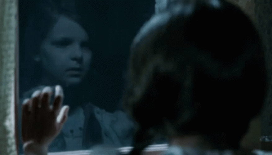 Jumpscare Window Annabelle Creation GIF