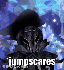 Jumpscares Poster Man In Black Hat GIF