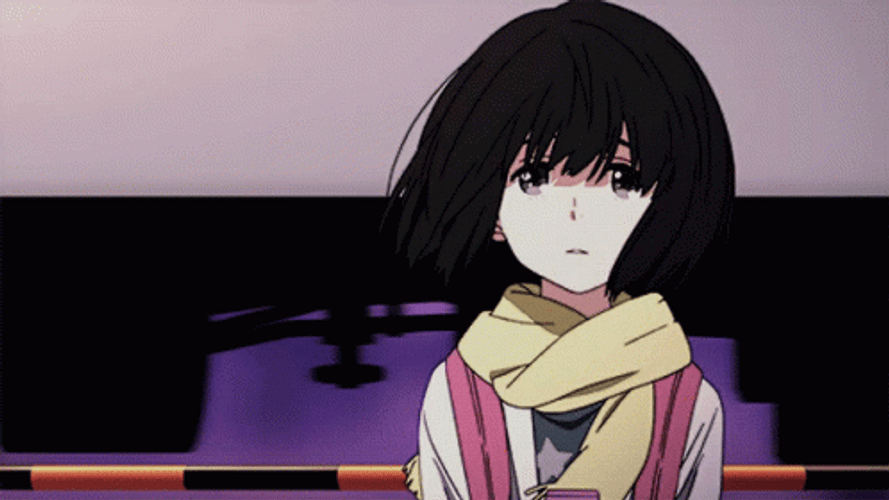 Jun Naruse Bus Anime Loop GIF