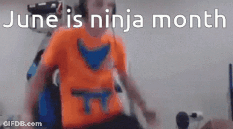 June Is Ninja Month GIF