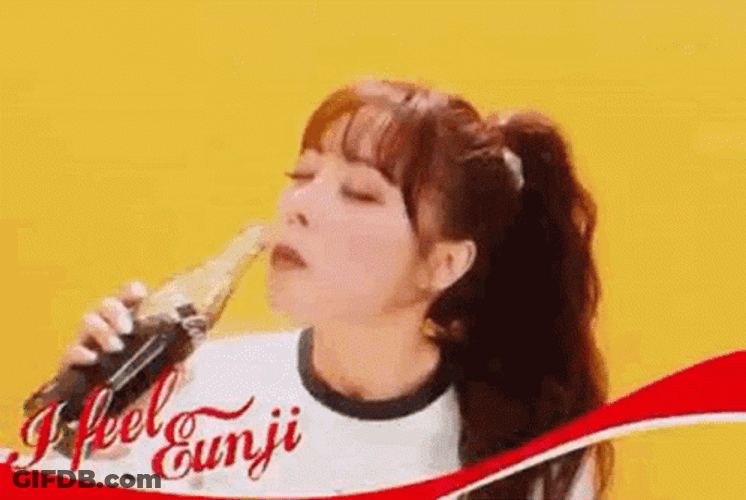 Jung Eunji Coca Cola GIF