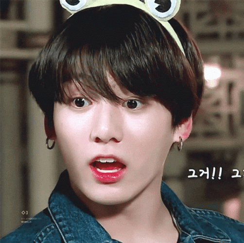 Jungkook Amused Looks GIF