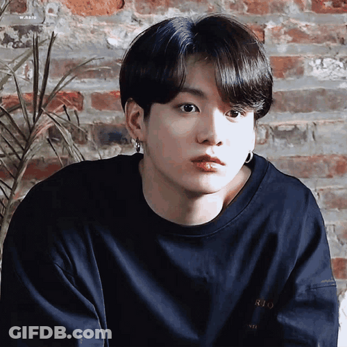 Jungkook Empty Stare GIF