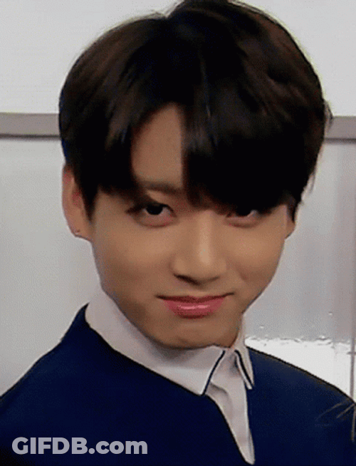 Jungkook Eyebrows Up GIF