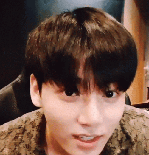 Jungkook Kpop Idol Head Scratch GIF