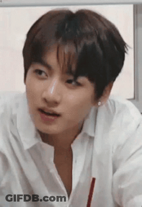 Jungkook Lip Biting GIF