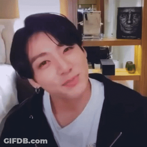 Jungkook Pleasantly Smile GIF