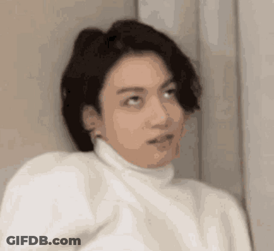 Jungkook Scoffing Around GIF